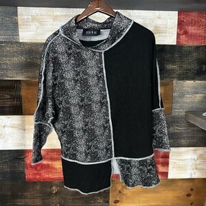 Ozai N Ku long-sleeved abstrackt avant-garden womens size S